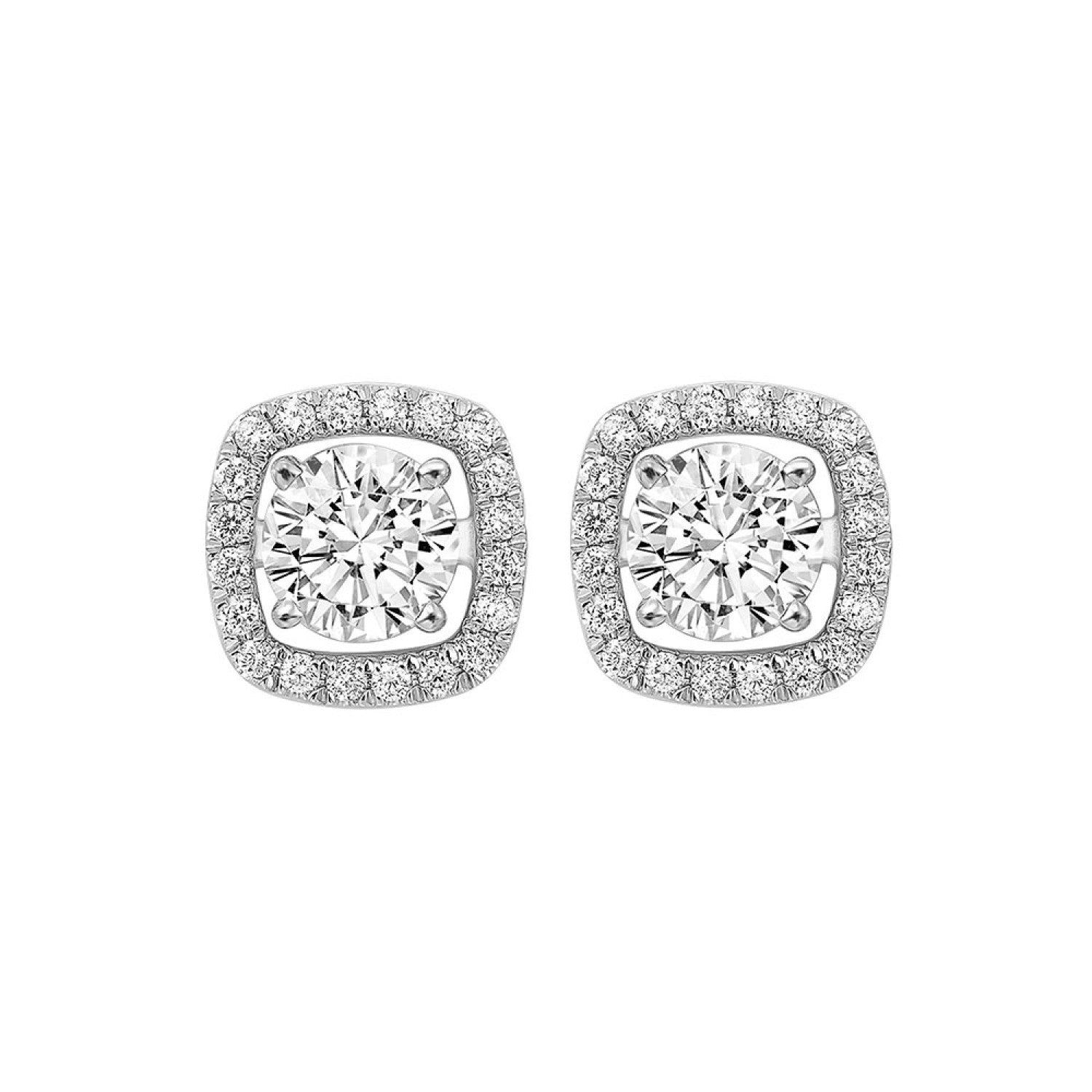 Diamond Pave Earring Jackets Platinum (Consignment)